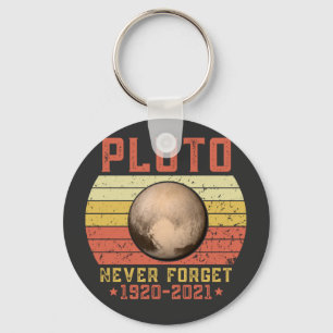pluto NEVER FORGET Key Ring
