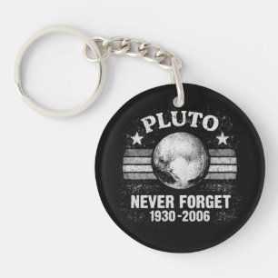 Pluto Never Forget Key Ring