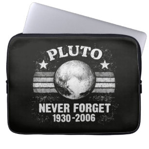 Pluto Never Forget Laptop Sleeve