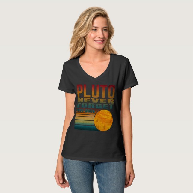 Pluto Never Forget T-Shirt (Front Full)