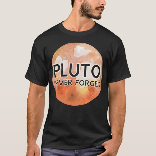 Pluto Never Forget T-Shirt (Front)