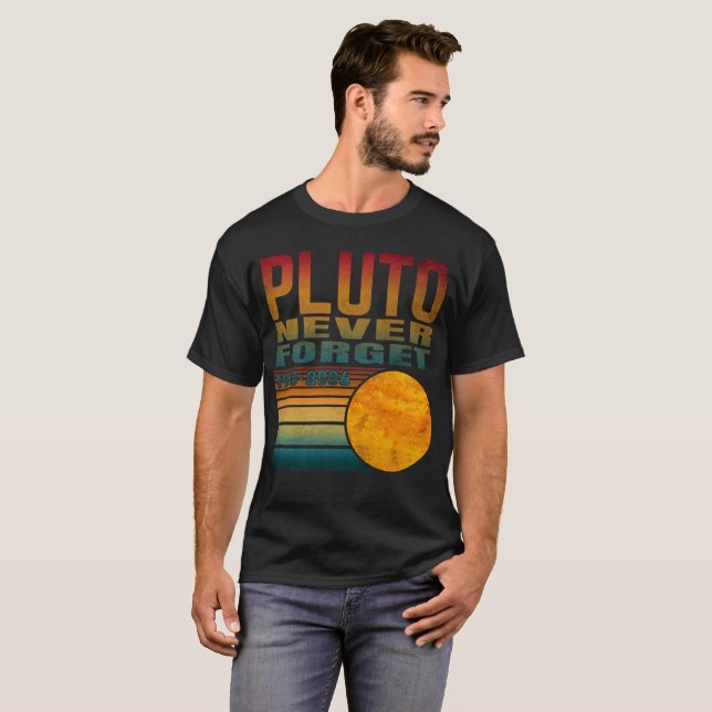 Pluto Never Forget T-Shirt (Front Full)