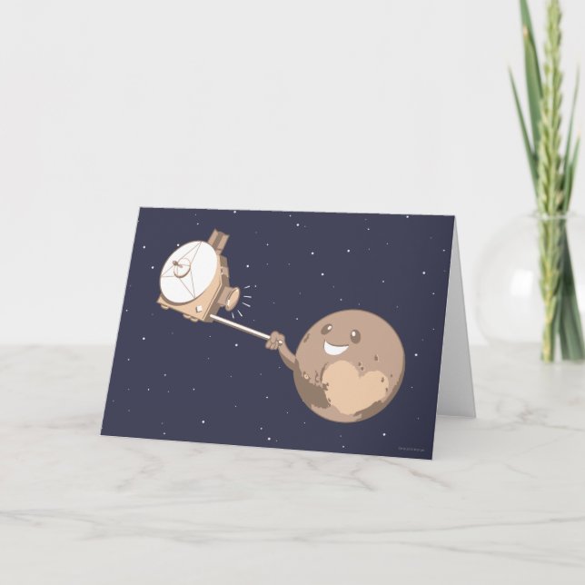 Pluto Selfie Card (Front)