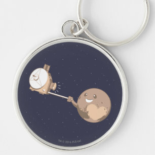 Pluto Selfie Key Ring