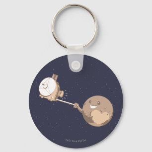 Pluto Selfie Key Ring