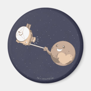 Pluto Selfie Magnet
