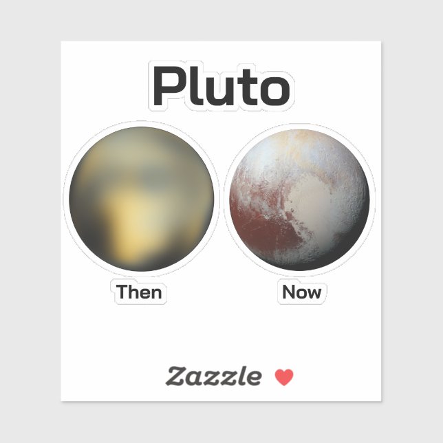 Pluto: Then vs Now (Sheet)