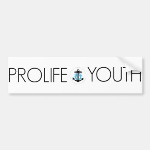 PLY White Bumper Sticker