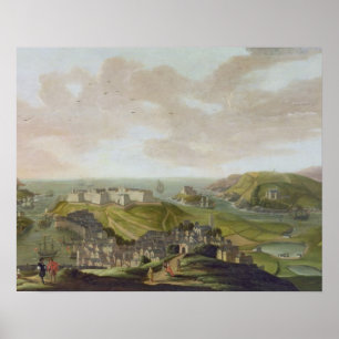 Plymouth, 1673 (oil on canvas) poster