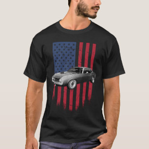 Plymouth Barracuda 1970 american flag T-Shirt