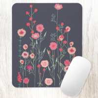 Plymouth Flowers Dark Boho Floral Painting