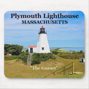 Plymouth Lighthouse, "The Gurnet", MA Mousepad