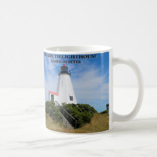 Plymouth Lighthouse, the Gurnet, Massachusetts Mug