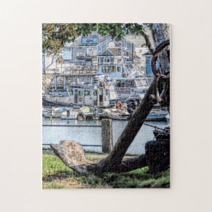 Plymouth, MA Town Wharf Jigsaw Puzzle
