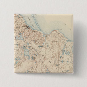 Plymouth, Massachusetts 15 Cm Square Badge