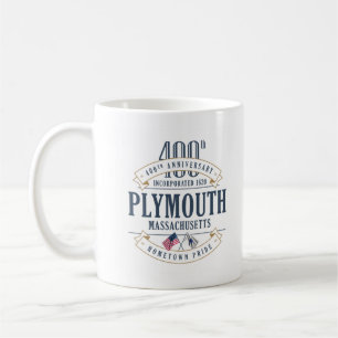 Plymouth, Massachusetts 400th Anniversary Mug