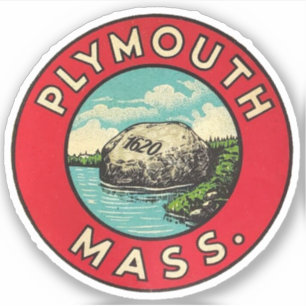 Plymouth Massachusetts - Sticker