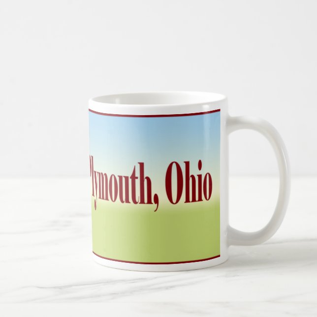 Plymouth, Ohio Coffee Mug (Right)