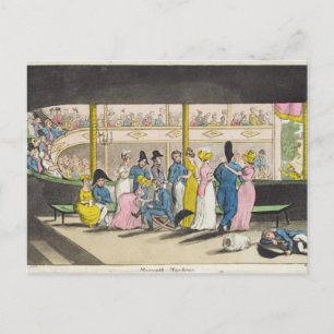 Plymouth Playhouse, plate from 'The Adventures of Postcard