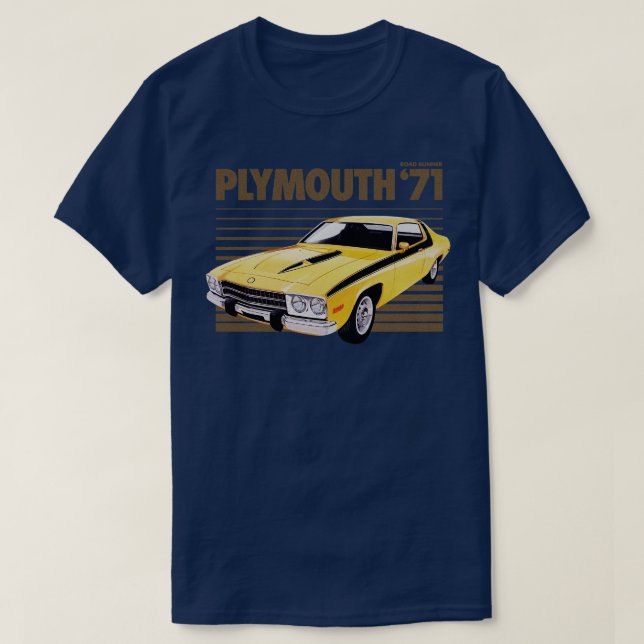 PLYMOUTH ROAD RUNNER T-Shirt (Design Front)