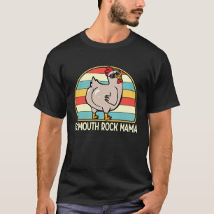 Plymouth Rock Mama Cute Chicken Mama Farmer Women T-Shirt