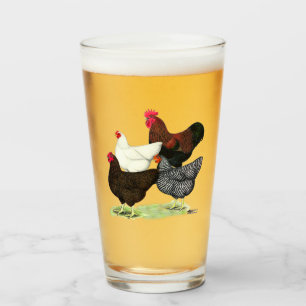 Plymouth Rock Quartet Glass