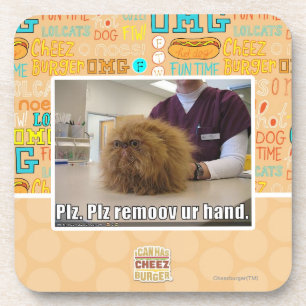 Plz remoov ur hand coaster