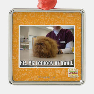 Plz remoov ur hand metal tree decoration