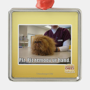 Plz remoov ur hand metal tree decoration
