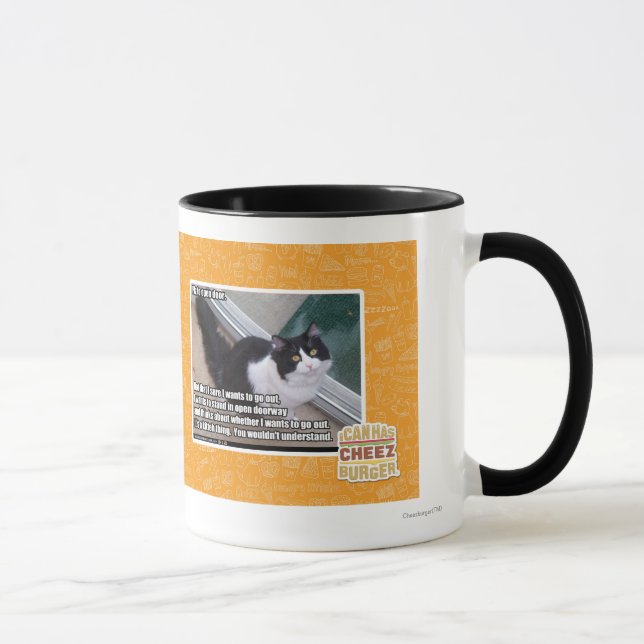 Plz to open door mug (Right)