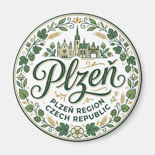 Plzeň Czech Republic Magnet