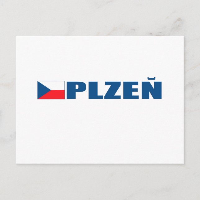 Plzen Postcard (Front)