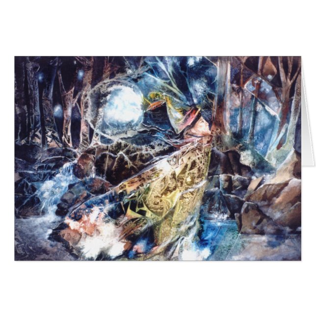 PMACarlson Birdman in the Woods Card (Front Horizontal)