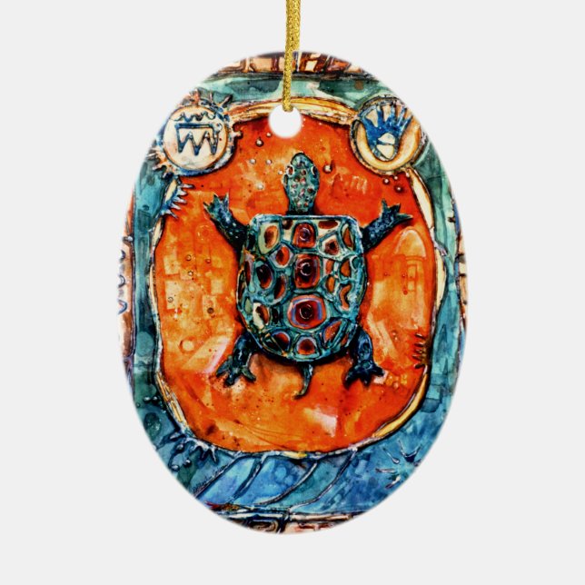 PMACarlson Brother Turtle Ornament (Front)