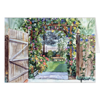 PMACarlson Garden Gate Card