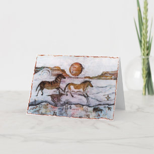 PMACarlson Horse Petroglyphs Card