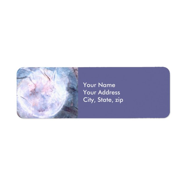 PMACarlson Moon Address Label (Front)