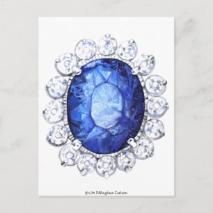PMACarlson Royal Sapphire Postcard