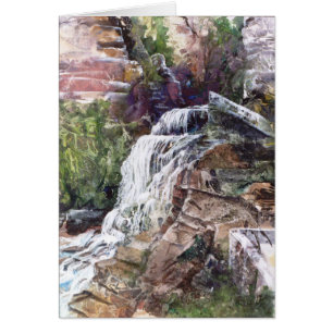 PMACarlson Waterfall at Robert Treman SP Card