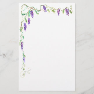 PMACarlson Wisteria Stationary Stationery