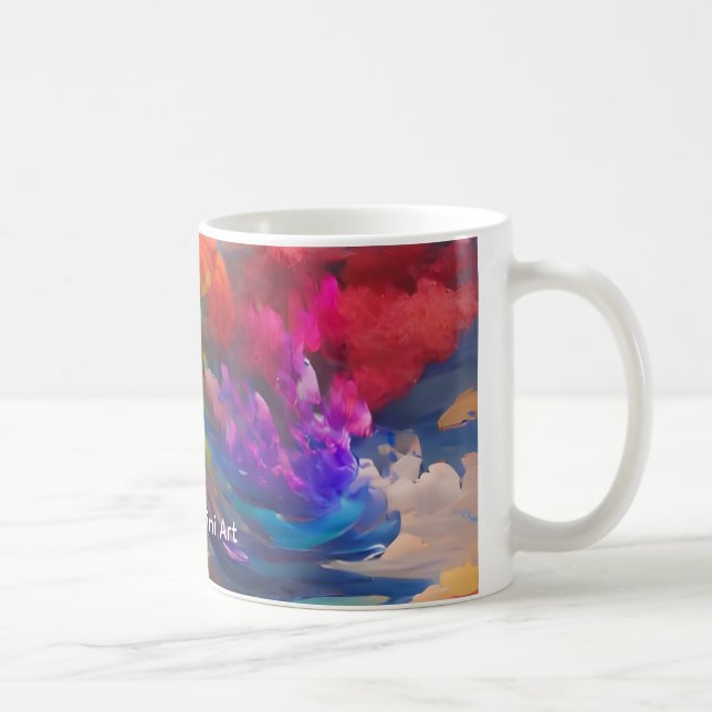 PMART Coloured Clouds Coffee Mug (Right)