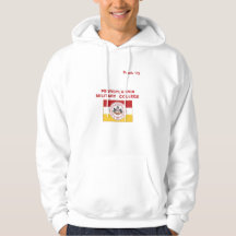 * PMC FLAG HOODIE W/NAME AND CLASS - red text