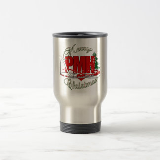 PMH Psychiatric-Mental Health Nurse CHRISTMAS Travel Mug