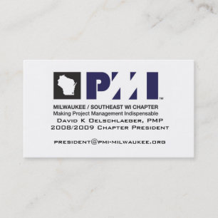 PMI Milwaukee Biz Card