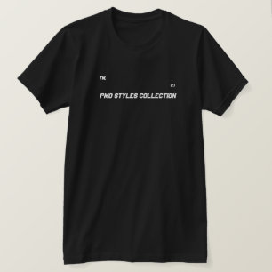 PMO Styles Signature Men's Bold Black T-Shirt