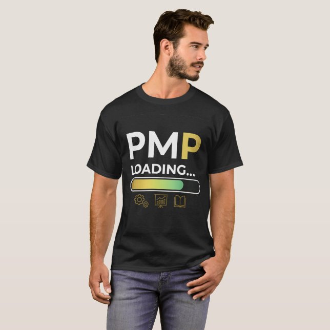 PMP Loading Progress Bar - Future Project Manager T-Shirt (Front Full)