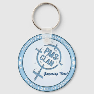 PMS Keychain- Blue Logo 2 Key Ring