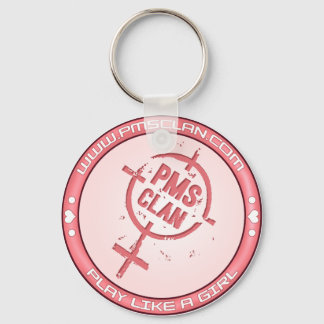PMS Keychain- Pink Logo 2 Key Ring