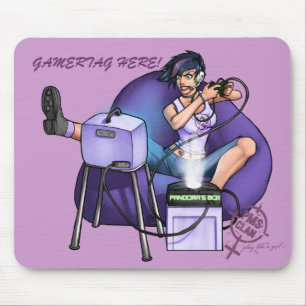 PMS Mousepad- Pandora's Box Purple Mouse Mat