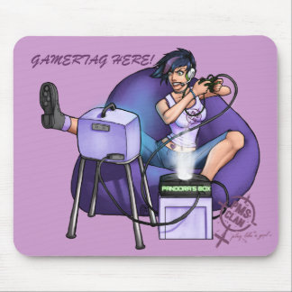 PMS Mousepad- Pandora's Box Purple Mouse Mat